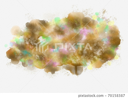 Abstract watercolor on a white background brownish Abstract watercolor on a white background brownish 70158387