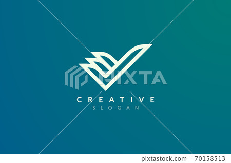 check mark icon vector illustration design template. 70158513