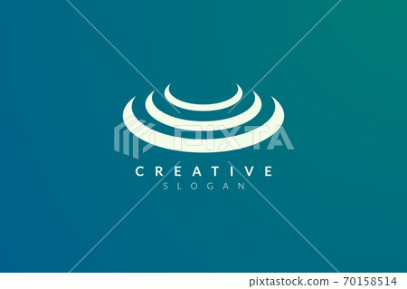 Stage logo design. Minimalist and modern vector illustration design suitable for community, business, and product brands 70158514
