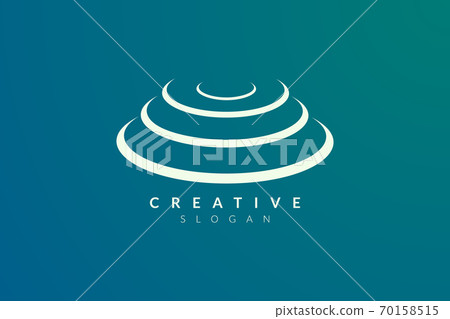 Stage logo design. Minimalist and modern vector illustration design suitable for community, business, and product brands 70158515