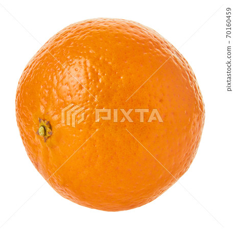mandarin whole white isolated background mandarin whole white isolated background 70160459