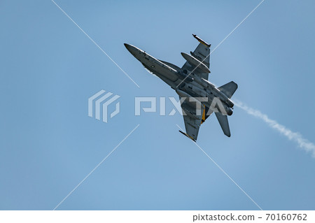 F / A-18大黃蜂（美國海軍陸戰隊岩國空軍基地）訓練後返回 70160762