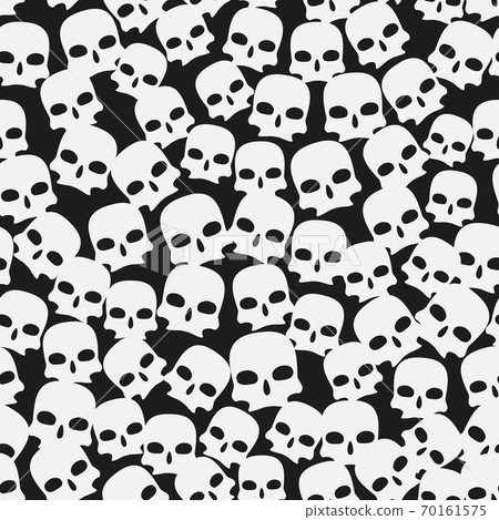 Halloween seamless pattern. Design elements for halloween party poster Halloween seamless pattern. Design elements for halloween party poster 70161575