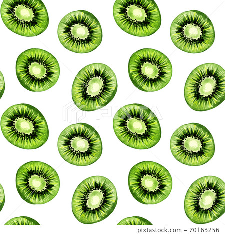 Kiwi pattern, seamless vector background, tropical fruits Kiwi pattern, seamless vector background, tropical fruits 70163256