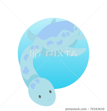 Plesiosaurus icon dinosaur 70163630
