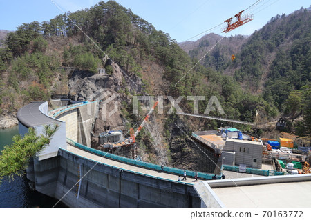 Scenery of Kawamata Dam in Nikko City, Tochigi Prefecture 70163772