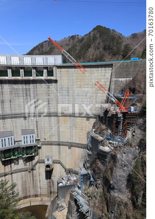 Scenery of Kawamata Dam in Nikko City, Tochigi Prefecture Scenery of Kawamata Dam in Nikko City, Tochigi Prefecture 70163780