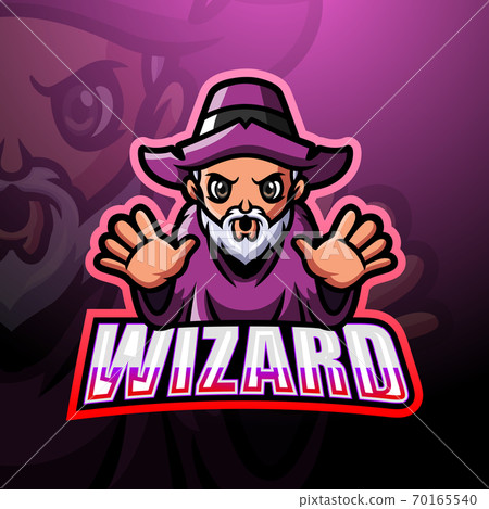 Wizard mascot esport logo design Wizard mascot esport logo design 70165540
