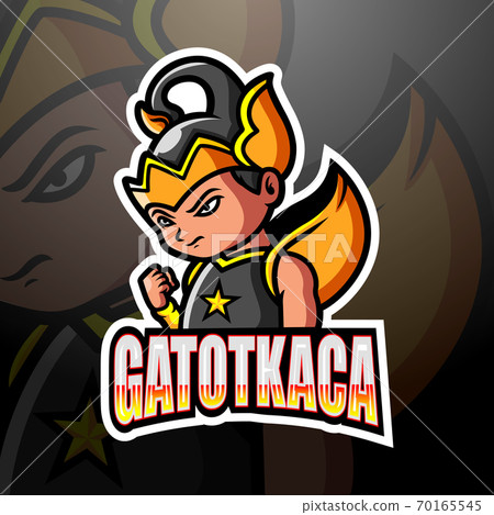 Gatotkaca mascot esport logo design Gatotkaca mascot esport logo design 70165545