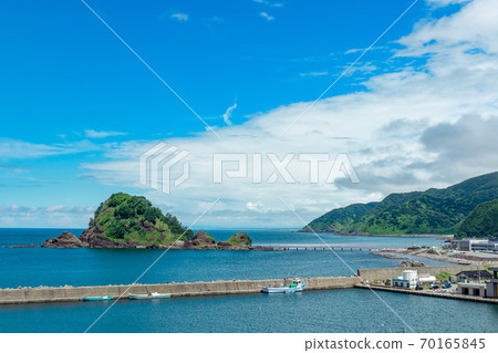 [Yura Beach, Tsuruoka City, Yamagata Prefecture] Yura Beach is a beautiful beach that has been selected as one of Japan's 100 best beaches and 100 beaches. 70165845