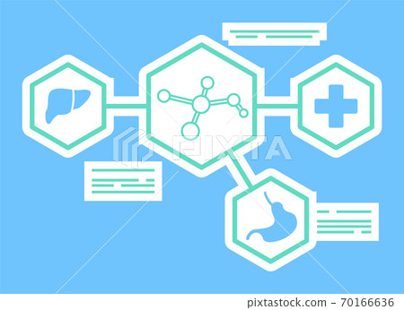 Medical Laboratory Icons, Internal Organs Cross Medical Laboratory Icons, Internal Organs Cross 70166636