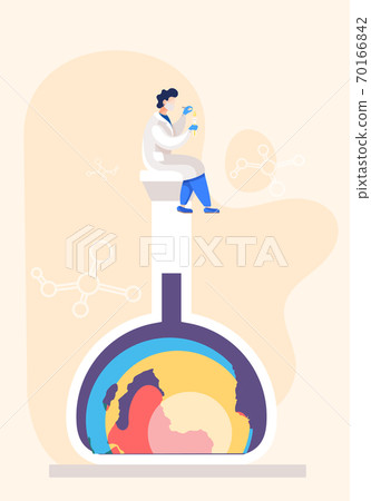 Male scientist working in laboratory doing research man making scientific experiments doctor in lab Male scientist working in laboratory doing research man making scientific experiments doctor in lab 70166842