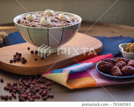Korean traditional food red bean porridge Korean traditional food red bean porridge 70168563