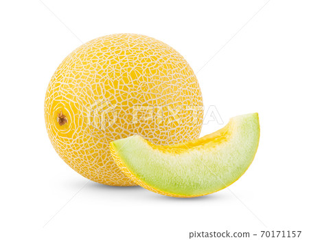 melon on white background melon on white background 70171157