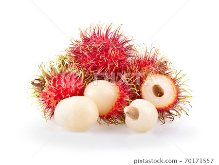 rambutan sweet delicious fruit isolated 70171557