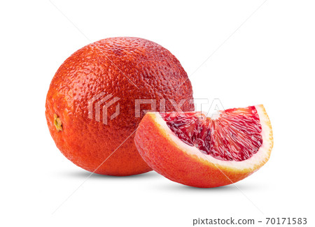 blood orange on white background 70171583