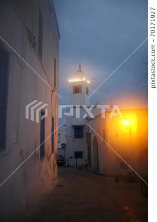 TUNISIA SIDI BOU SAID OLD TOWN MOSQUE 70171927