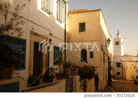 TUNISIA SIDI BOU SAID OLD TOWN MOSQUE 70172028