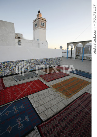 TUNISIA TUNIS CITY MEDINA MOSQUE CARPET 70172117