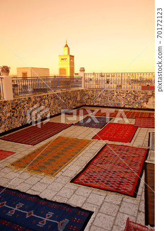 TUNISIA TUNIS CITY MEDINA MOSQUE CARPET 70172123