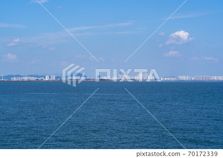 Sihwa seawall, Ansan city, Gyeonggi-do Sihwa seawall, Ansan city, Gyeonggi-do 70172339