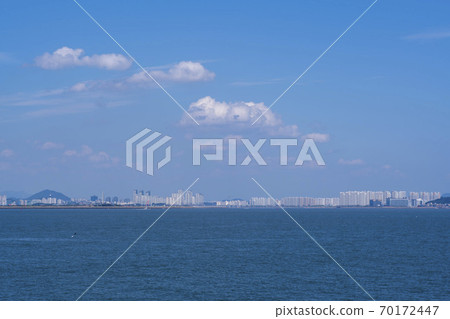 Sihwa海堤，安山市，京畿道 70172447