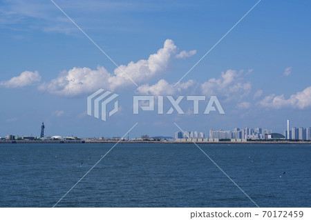 Sihwa海堤，安山市，京畿道 70172459