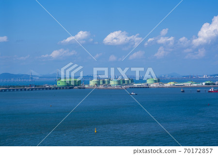 Sihwa seawall, Ansan city, Gyeonggi-do Sihwa seawall, Ansan city, Gyeonggi-do 70172857