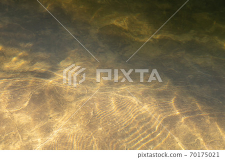 A photo through the water layer on the underground A photo through the water layer on the underground 70175021
