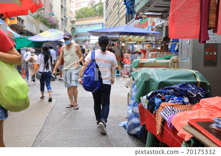 4 Oct 2020 the out door market at Tai Yuen Street 4 Oct 2020 the out door market at Tai Yuen Street 70175332