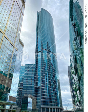 Moscow, Russia, 09.11.2020.View of skyscrapers in the center of Moscow. Moscow-City center. Moscow, Russia, 09.11.2020.View of skyscrapers in the center of Moscow. Moscow-City center. 70175369