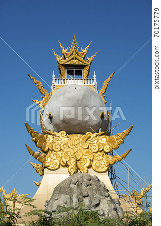 THAILAND CHIANG KHONG WAT PLA BUEK TEMPLE THAILAND CHIANG KHONG WAT PLA BUEK TEMPLE 70175779