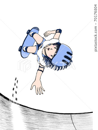 Fly High Skateboard Girl 03 70176804