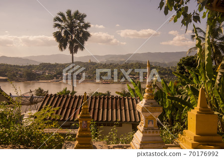 LAO HUAY XAY MEKONG RIVER VIEW 70176992