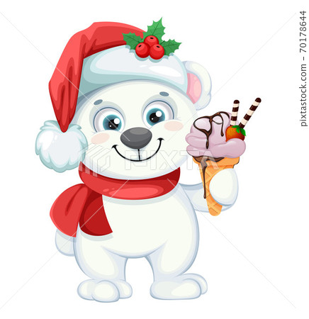 Cute polar bear cartoon character Cute polar bear cartoon character 70178644