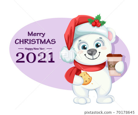 Cute polar bear cartoon character Cute polar bear cartoon character 70178645