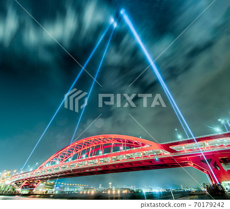 神戶大橋夜景的照明 神戶大橋夜景的照明 70179242