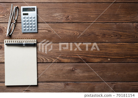 Still life of accountant office workspace Still life of accountant office workspace 70181154