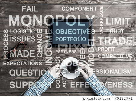 Close view of woman in checked shirt at her workplace 70182771