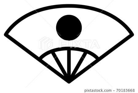 風扇插圖(單色版) 風扇插圖(單色版) 70183668