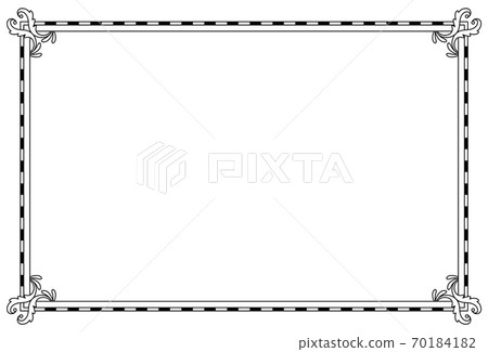 Old frame. Retro ornamental frame, vintage rectangle ornament, ornate border. Decorative antique museum picture borders or deco devider Old frame. Retro ornamental frame, vintage rectangle ornament, ornate border. Decorative antique museum picture borders or deco devider 70184182