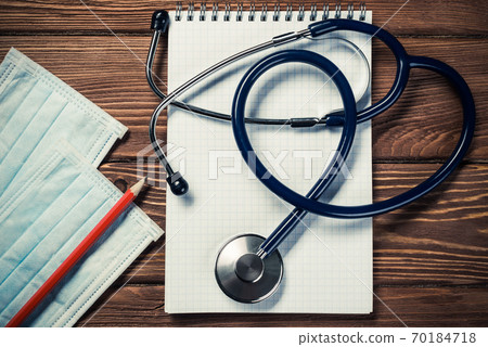 Workplace of a doctor 70184718
