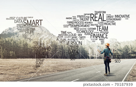 Roads connect the world Roads connect the world 70187939