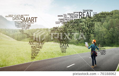 Roads connect the world 70188062