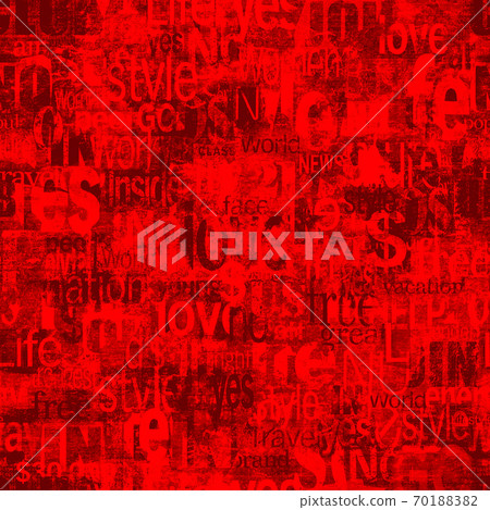 Abstract grunge urban geometric chaotic seamless pattern with words, letters Abstract grunge urban geometric chaotic seamless pattern with words, letters 70188382