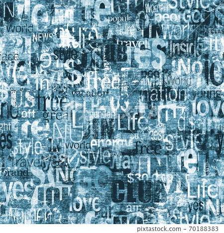 Abstract grunge urban geometric chaotic seamless pattern with words, letters Abstract grunge urban geometric chaotic seamless pattern with words, letters 70188383