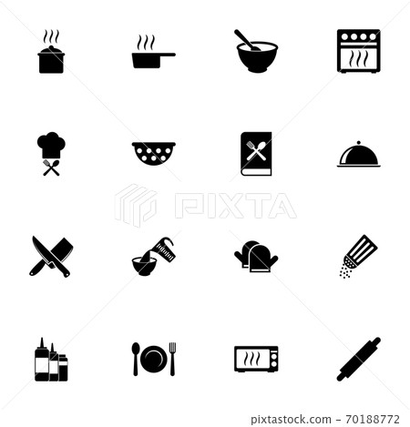 Cooking - Flat Vector Icons Cooking - Flat Vector Icons 70188772