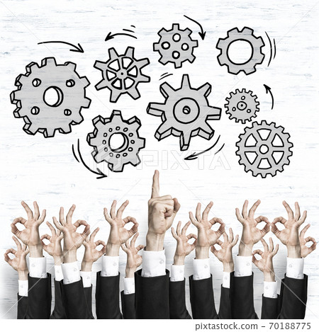 Business and teamwork concept Business and teamwork concept 70188775