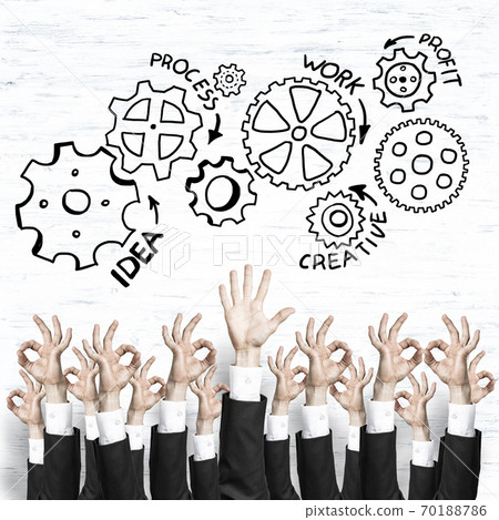 Business and teamwork concept Business and teamwork concept 70188786
