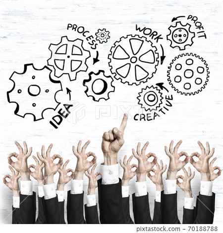 Business and teamwork concept Business and teamwork concept 70188788